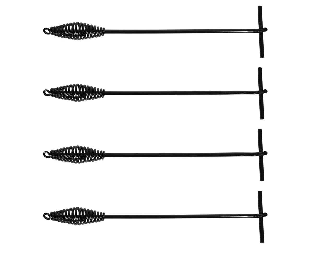 4x Cockatoo Camp Oven Lid Lifter Outdoor Camping/Hiking Equipment 43cm Black