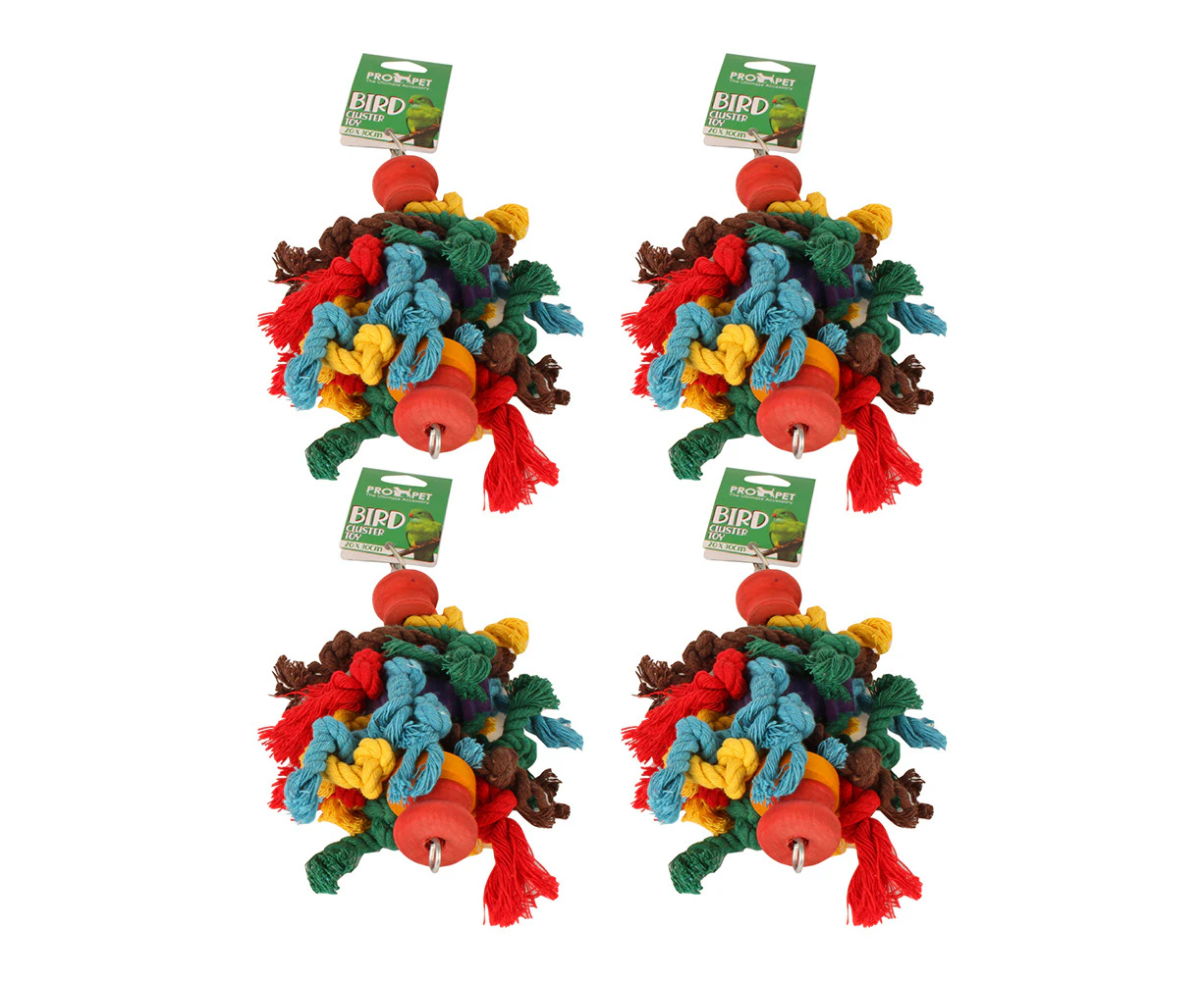 4x Pro Pet Max Bird Cluster Toy Outdoor Camping/Hiking Equipment Gear 20x10cm