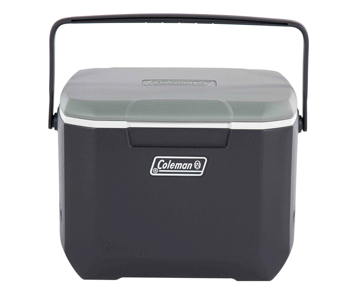 Coleman Plastic Cooler Personal Hard Cooler Outdoor Camping 15L Black/Grey