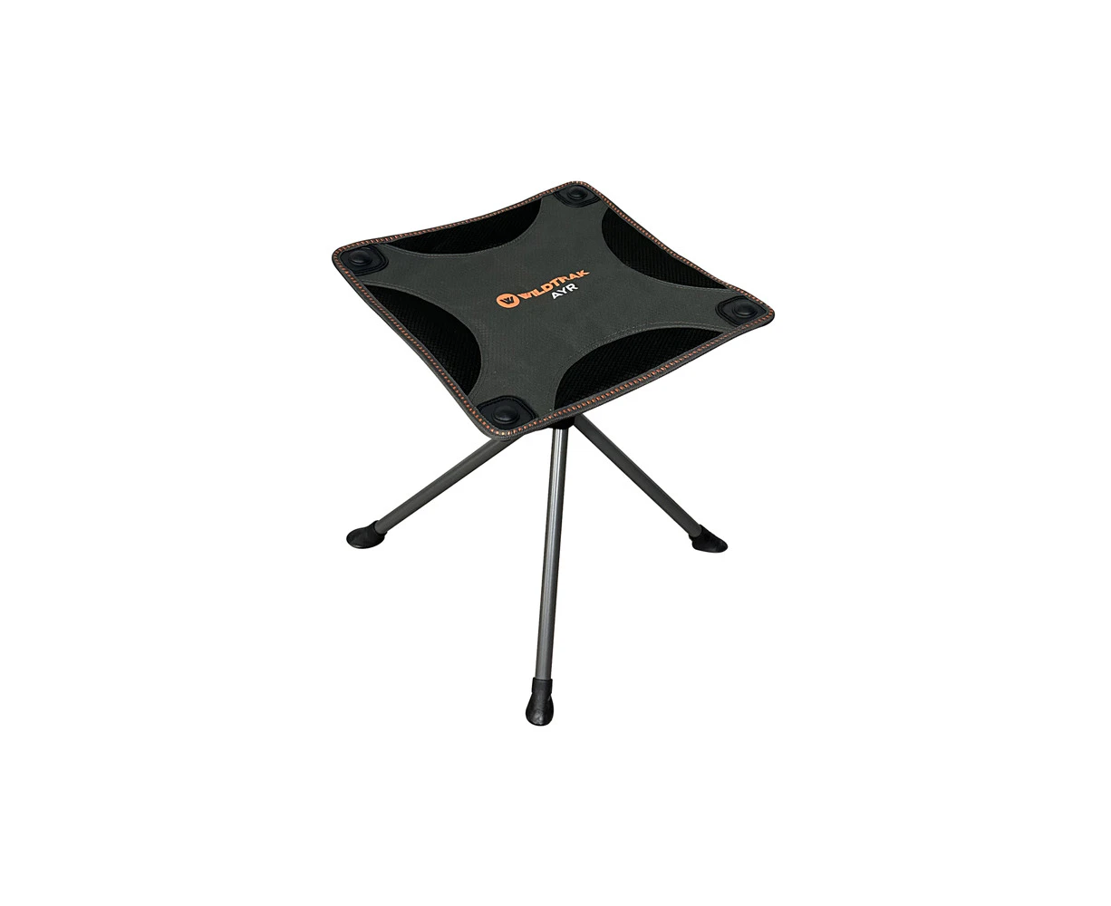 Wildtrak Ayr Camp Stool 4 Leg 120Kg Weight Rating Outdoor Camping 36x40cm