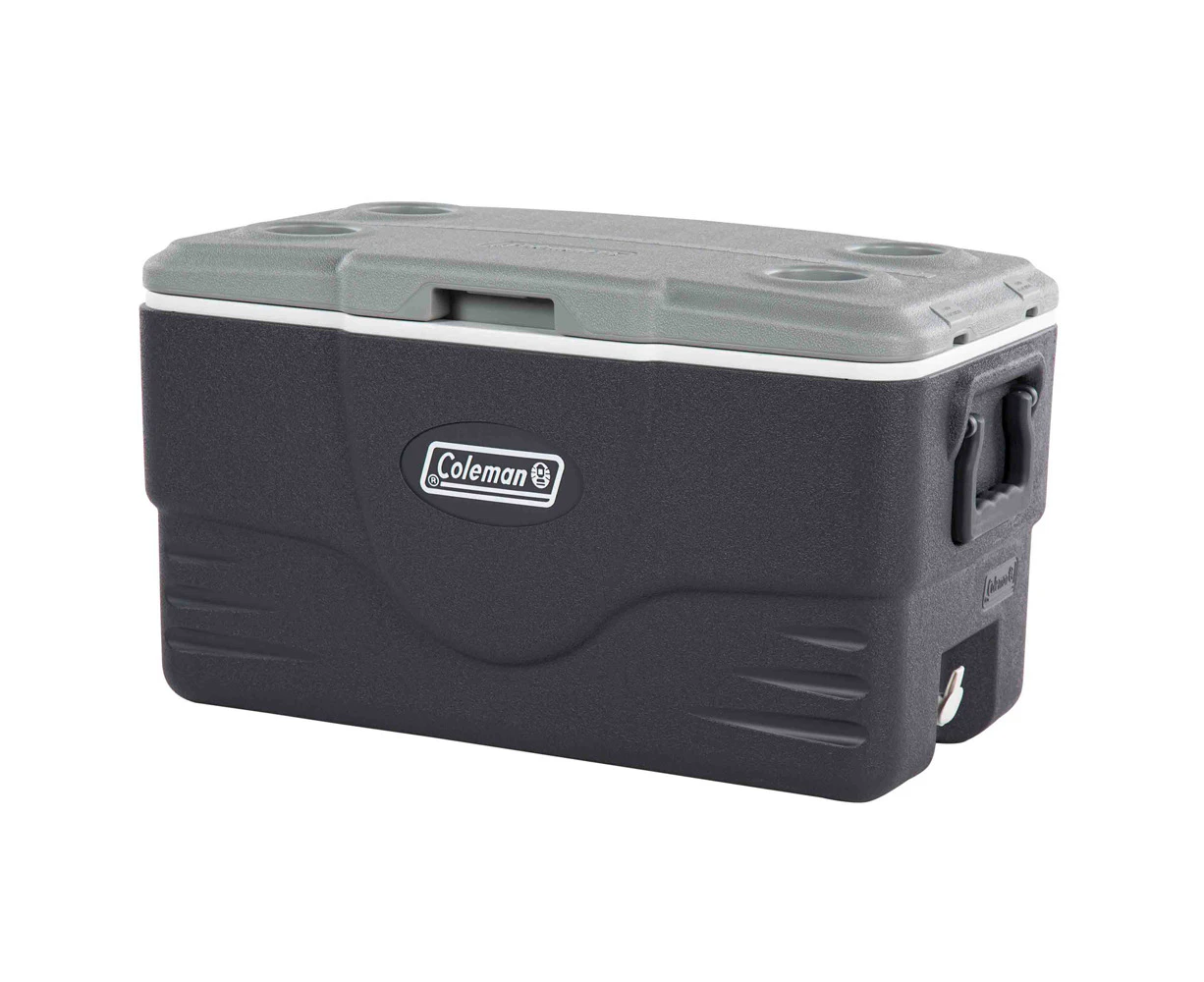 Coleman Plastic Cooler Chest Hard Cooler Outdoor Travel/Camping 44L Black/Grey