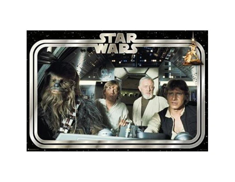 Star Wars Classic Millennium Falcon Crew Poster