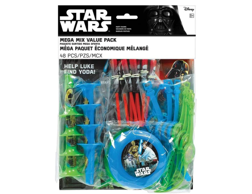 Star Wars Galaxy Mega Mix Favors Party Supplies Value Pack