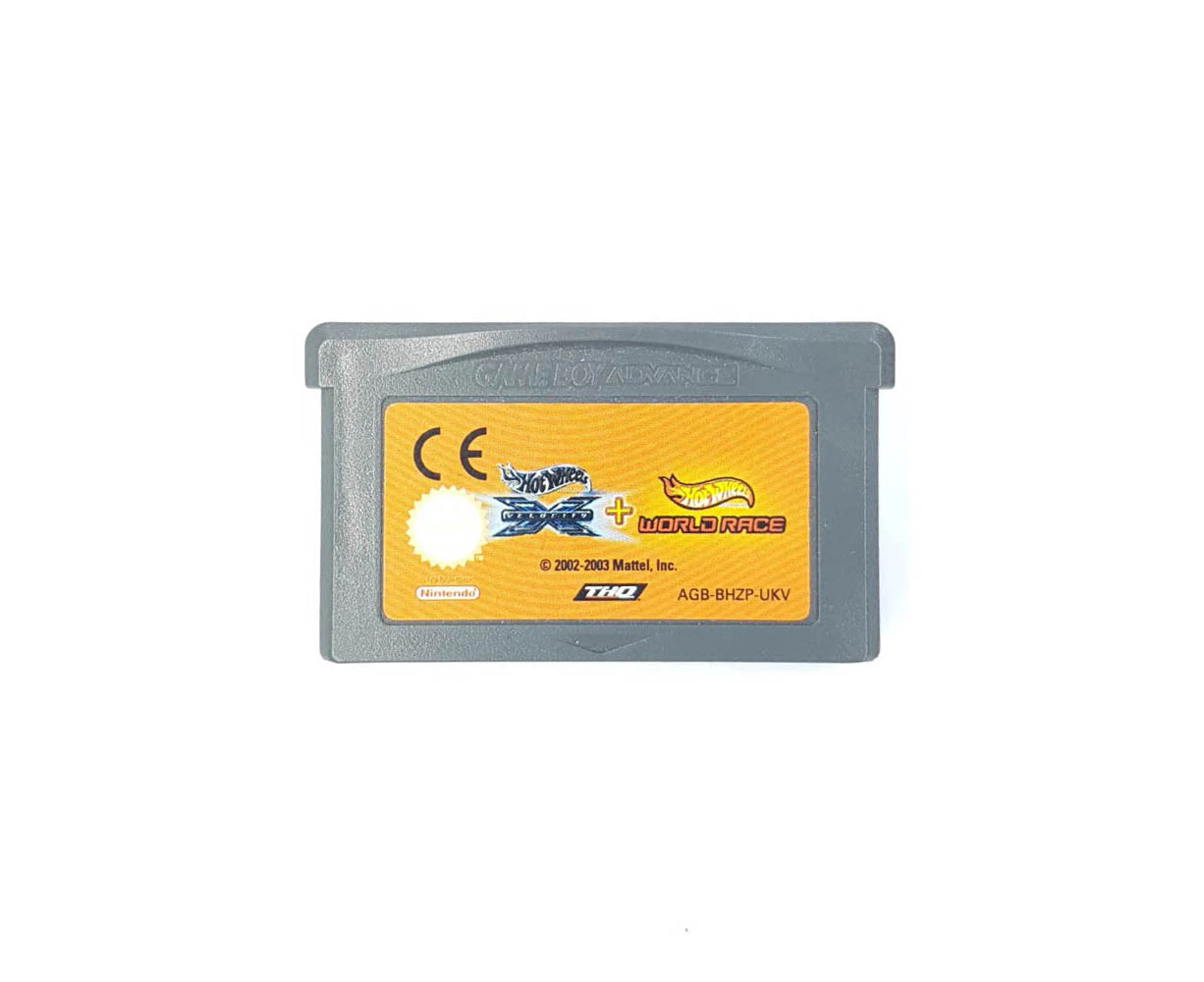 Hot Wheels Velocity X + Hot Wheels World Race (Game Boy Advance) Refurbished - Refurbished Grade B