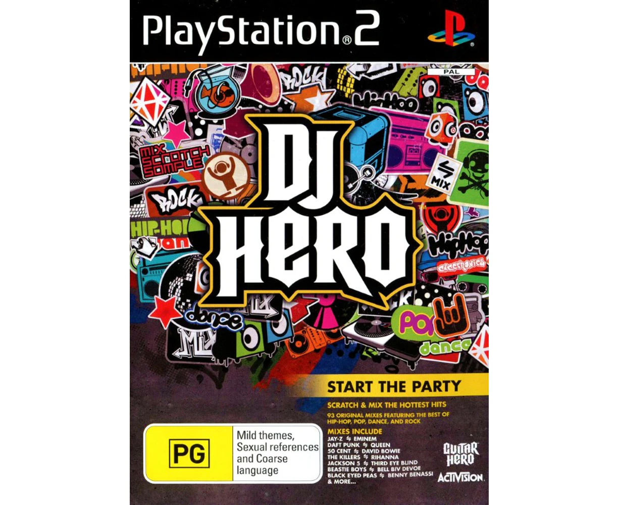 DJ Hero (Game Only) (PS2) Refurbished - Refurbished Grade B