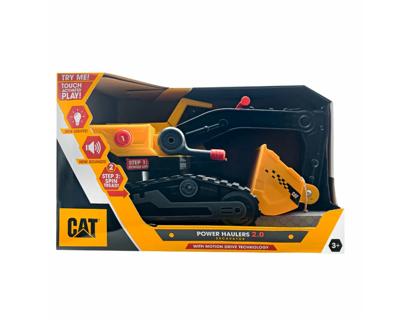 CAT Power Haulers 2.0 12 inch Excavator Toy Vehicle