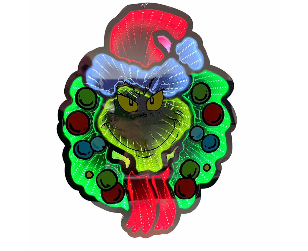 Infinity Grinch Wreath 40cm