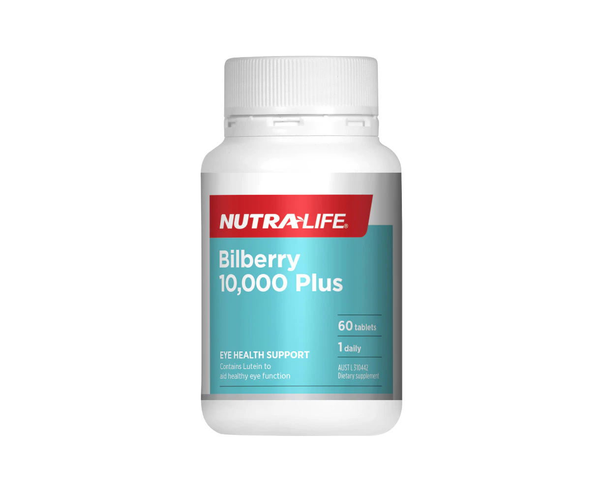 Nutra-Life Bilberry 10,000 Plus 60t