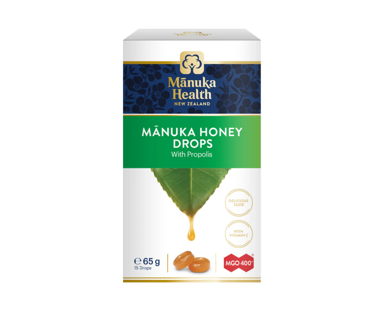 Manuka Health MGO 400+ Manuka Honey Drops- Propolis 65g