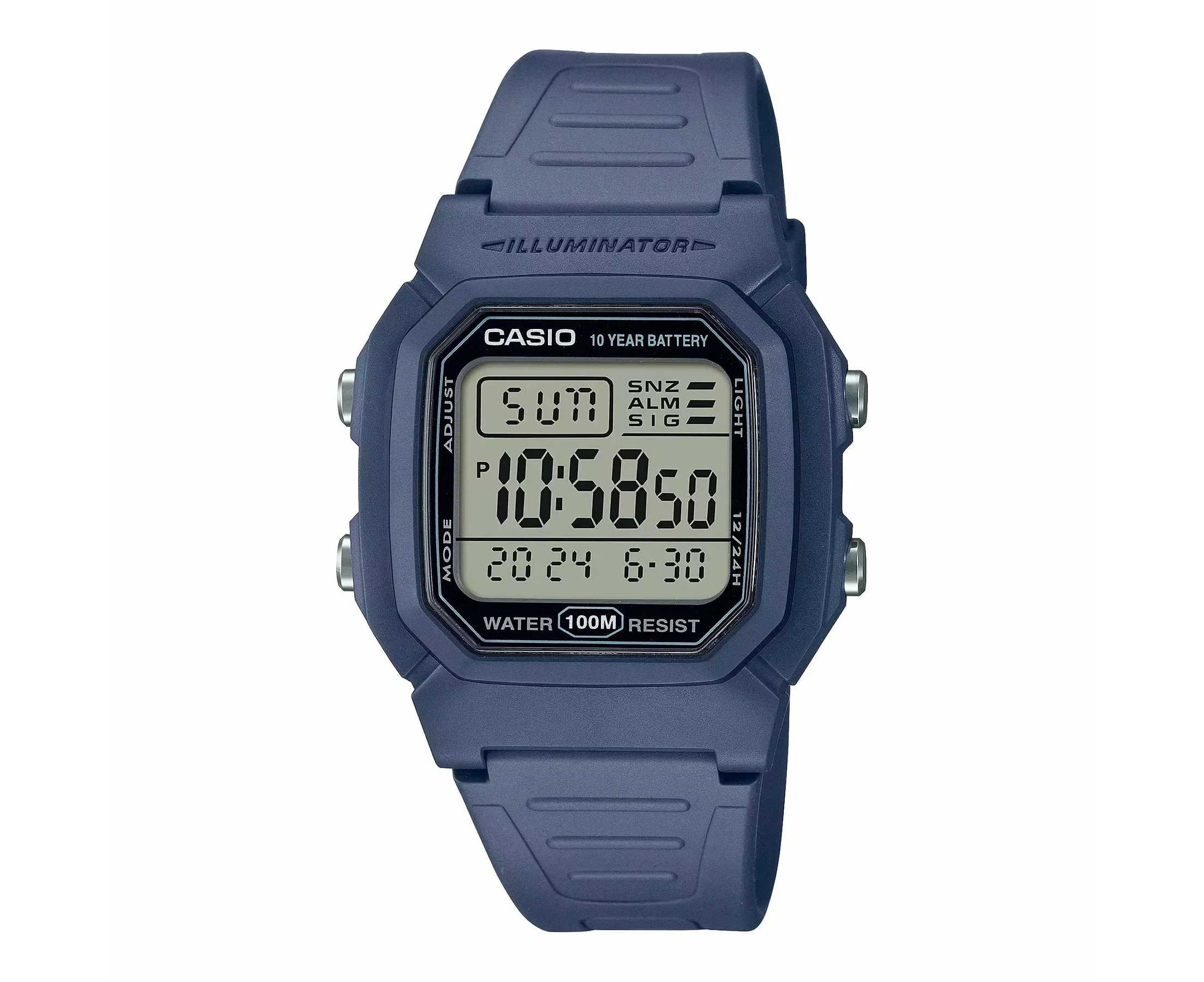 Casio 10 Year Battery Digital Watch W800H-2A