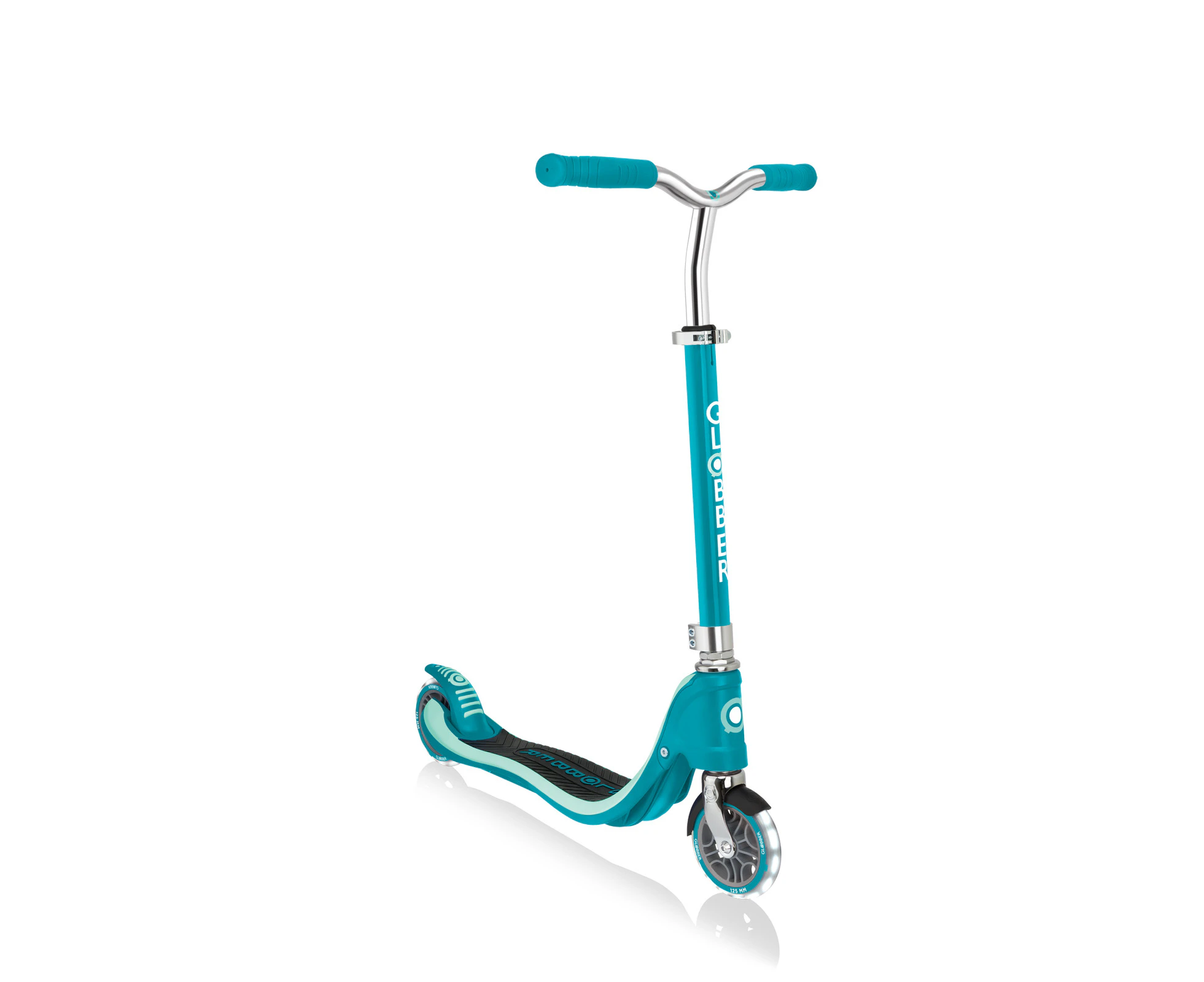 Globber FLOW 125 scooter w lights - Teal