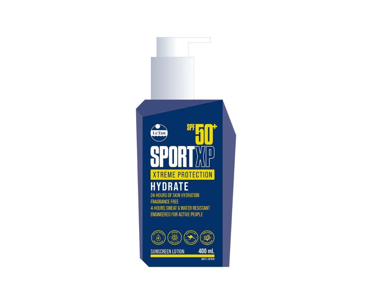 Le Tan SPF 50+ SportXP Xtreme Protection Hydrating Sunscreen 400ml