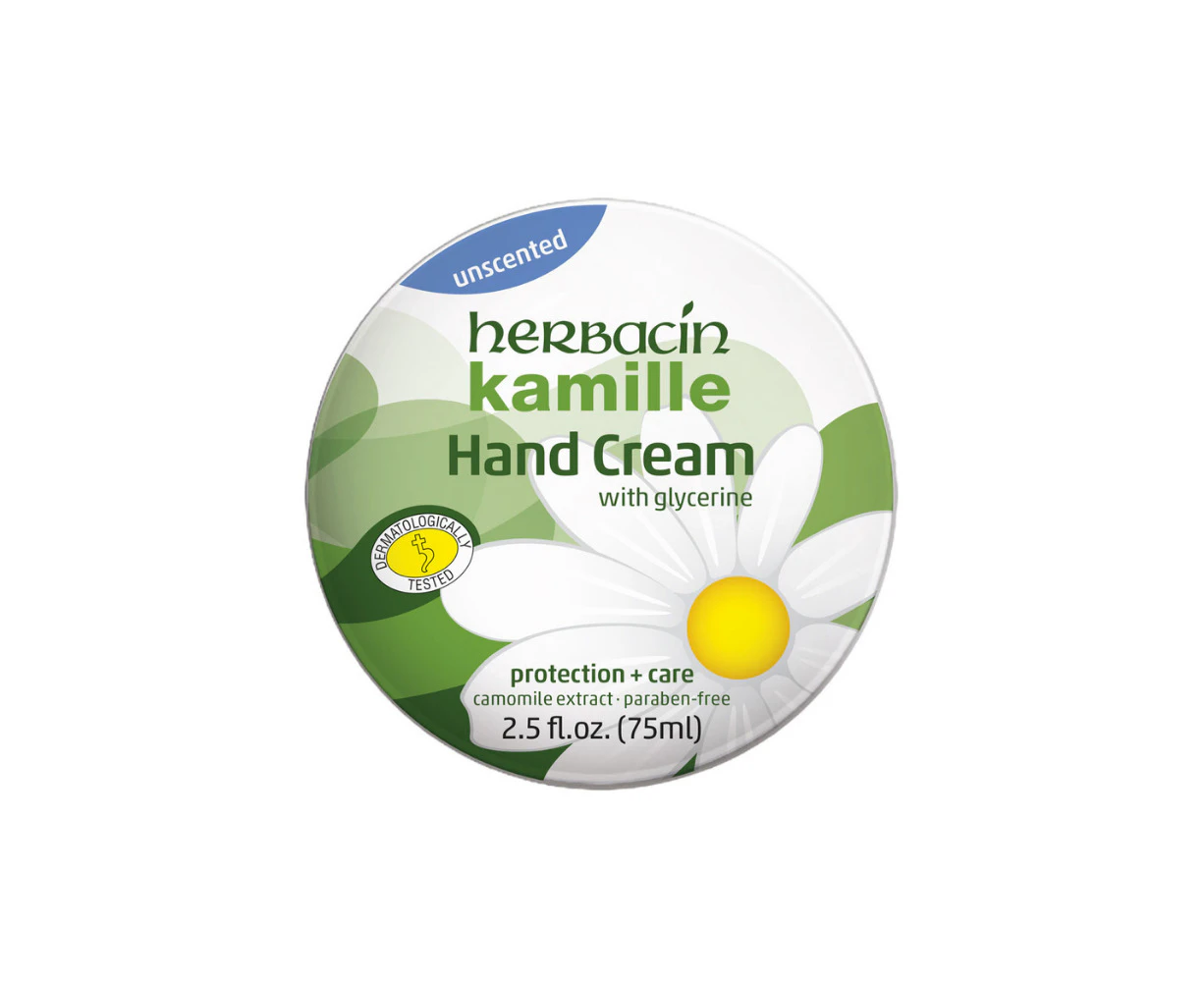 Herbacin Hand Cream Unscented - Tin 75ml