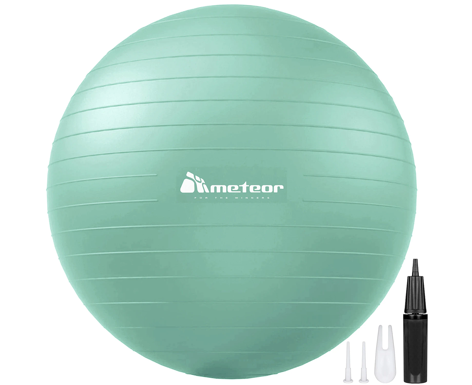 METEOR Yoga Ball - Anti-Burst Swiss Ball, Exercise Ball, Birth Ball, Pilates Ball, Fitness Ball with Pump