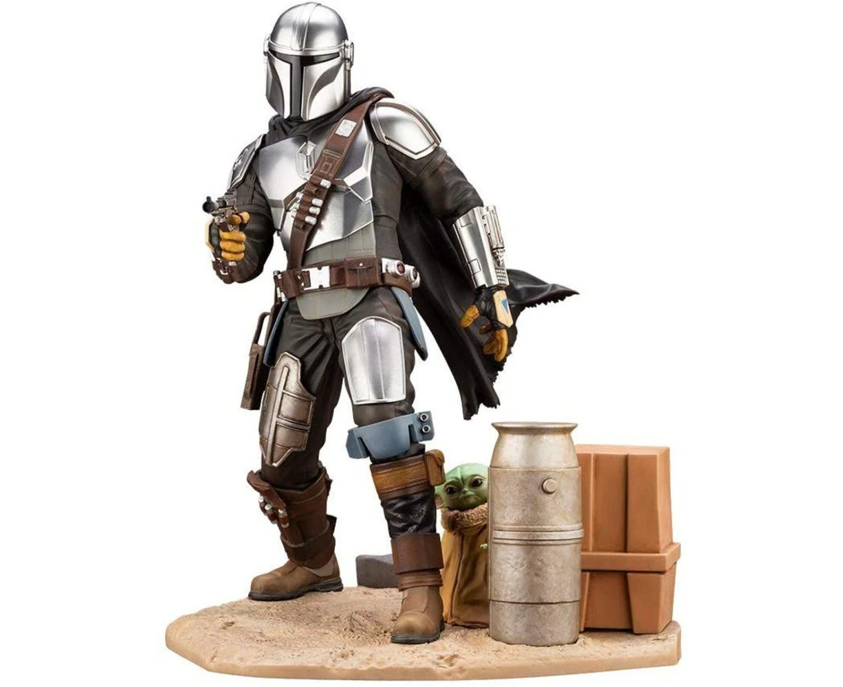 Kotobukiya ARTFX Star Wars The Mandalorian Mandalorian and The Child 1/7 Scale Statue