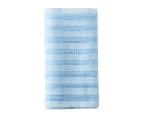 Soft Bath Towel Foam Scrubbing Towel Shower Body Cleaning Towel -Blue