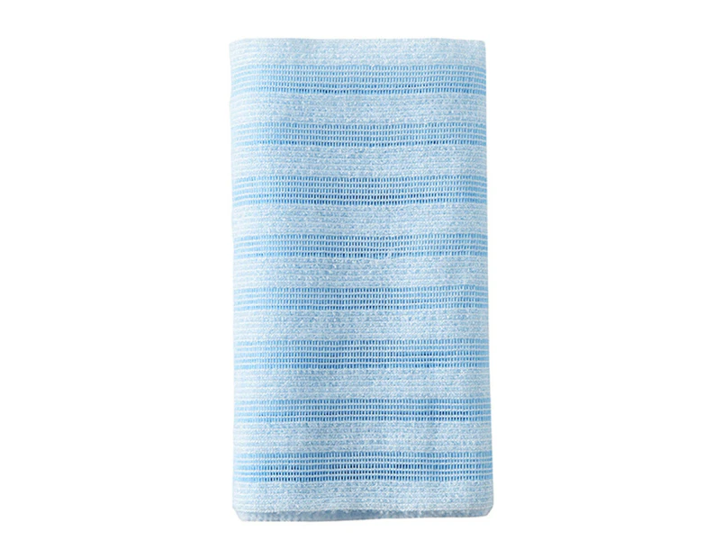 Soft Bath Towel Foam Scrubbing Towel Shower Body Cleaning Towel -Blue