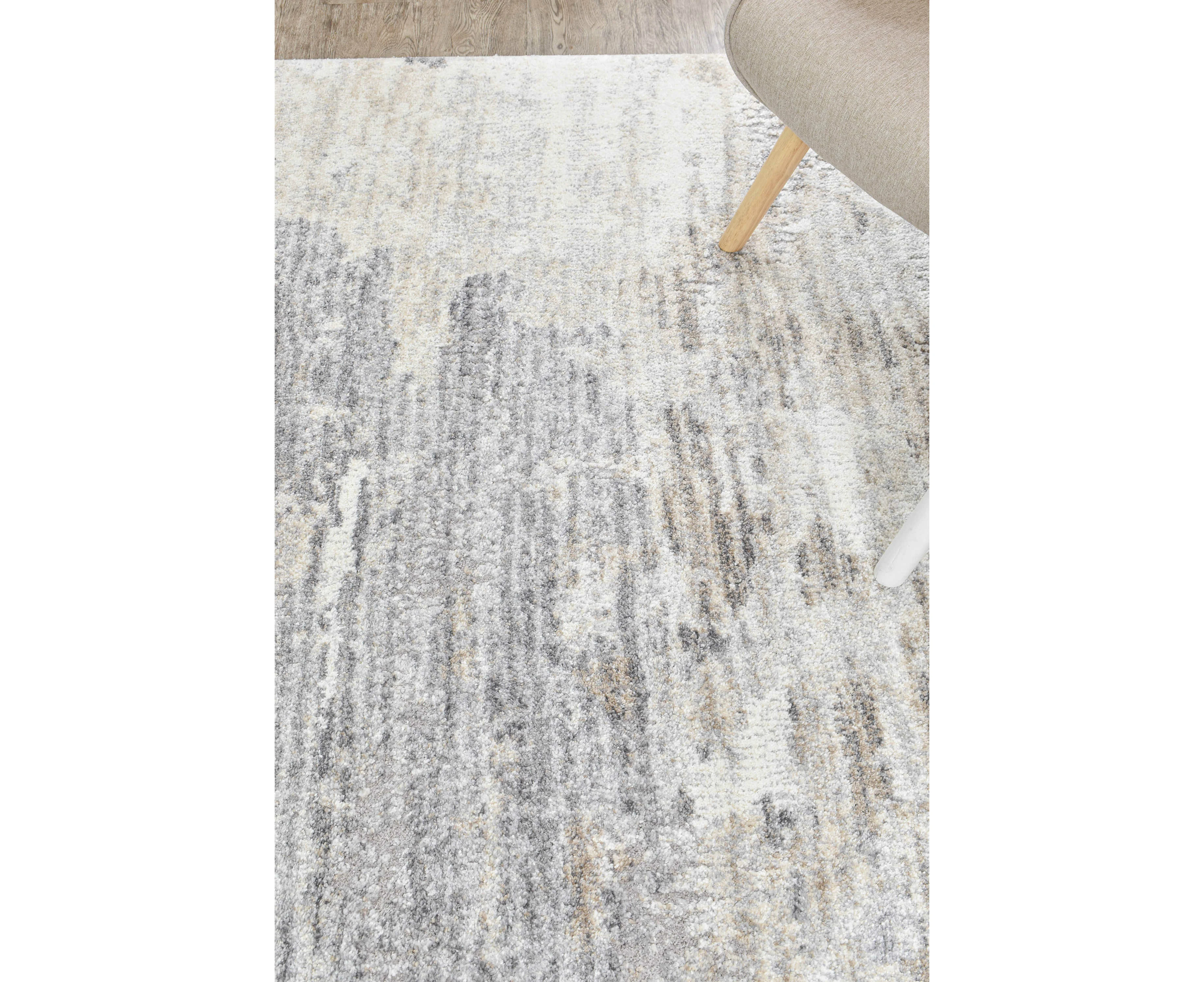 Chart Sandstone Grey Rug