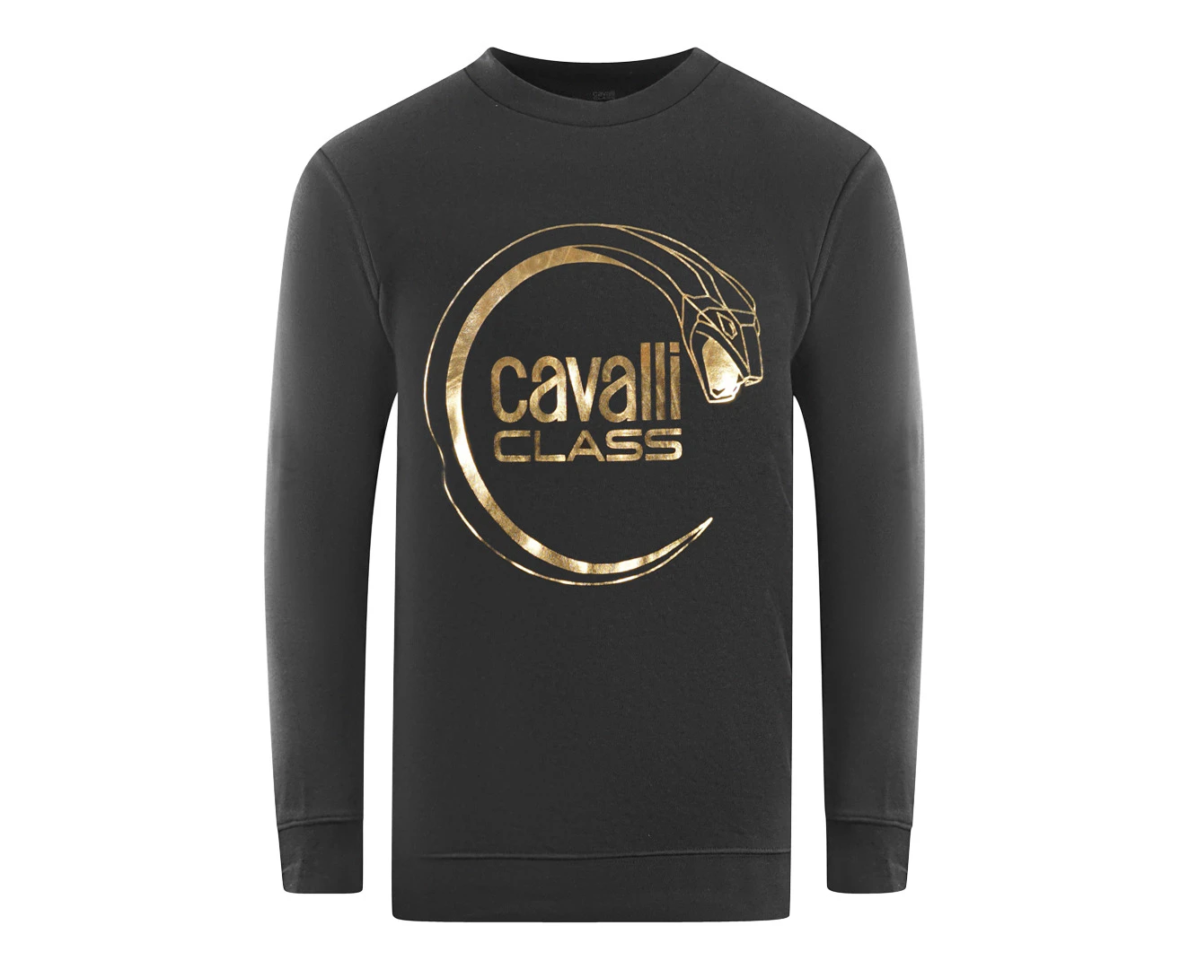 Cavalli Class Mens Sweater RXT65A CF062 05051 Black