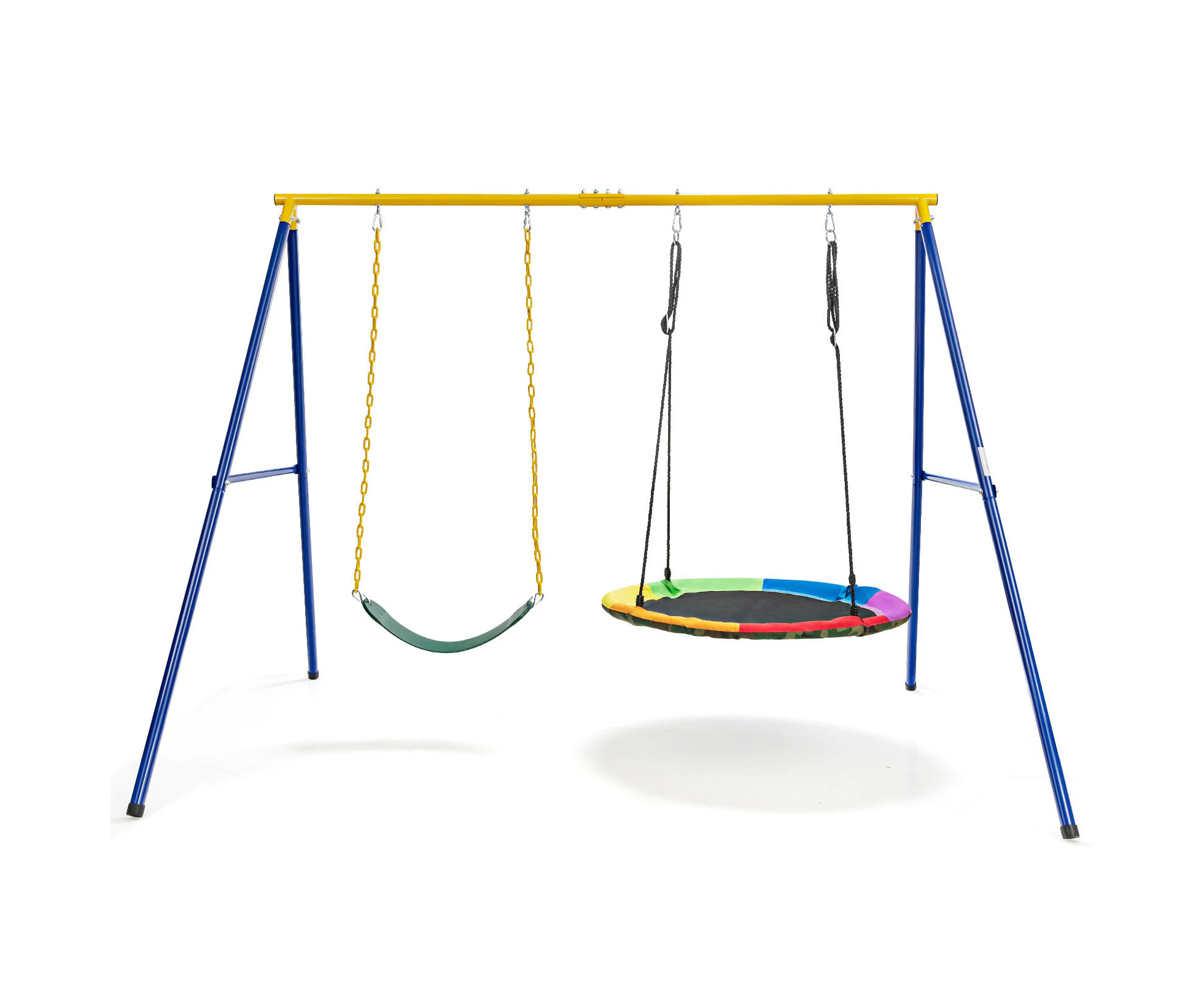 Costway 300kg Saucer Tree Swing Set Extra-Large 2 Seat Outdoor Heavy-duty Swing Hammock Chair Garden Backyard Playset