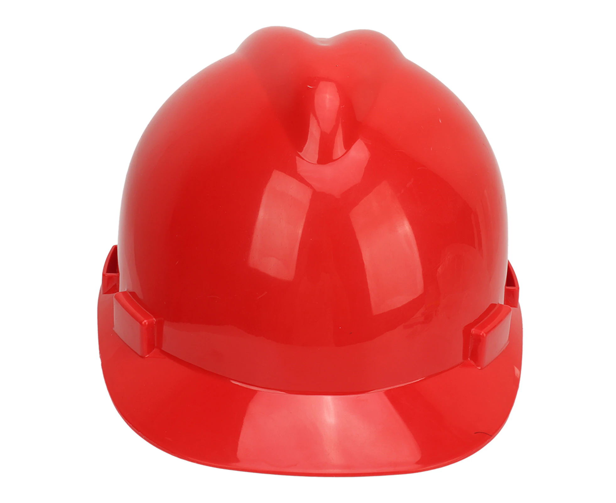 Safety Hard Hat High Strength V Type ABS with Lens Reinforced Breathable Head Protection Helmet for Construction Red