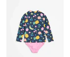 Target Swim Rashie Fruit Print 2 Piece Set