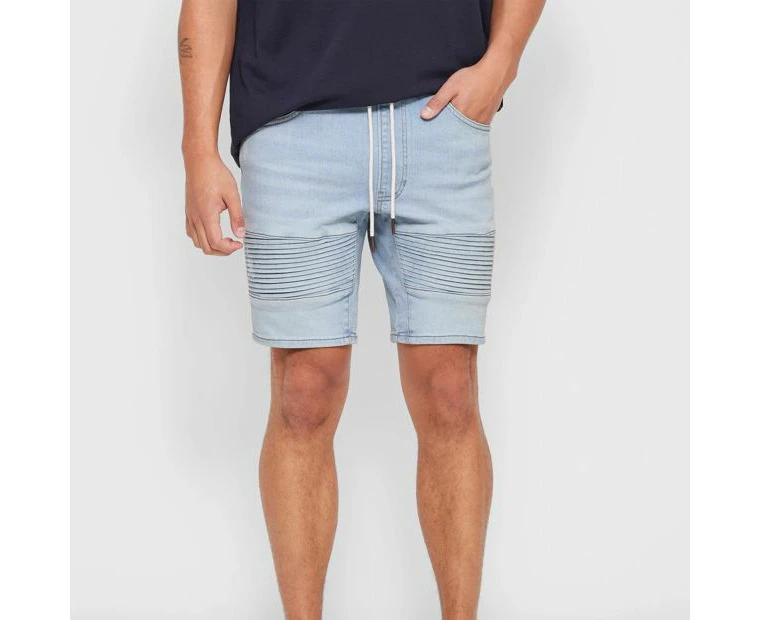 Biker Denim Shorts - Commons