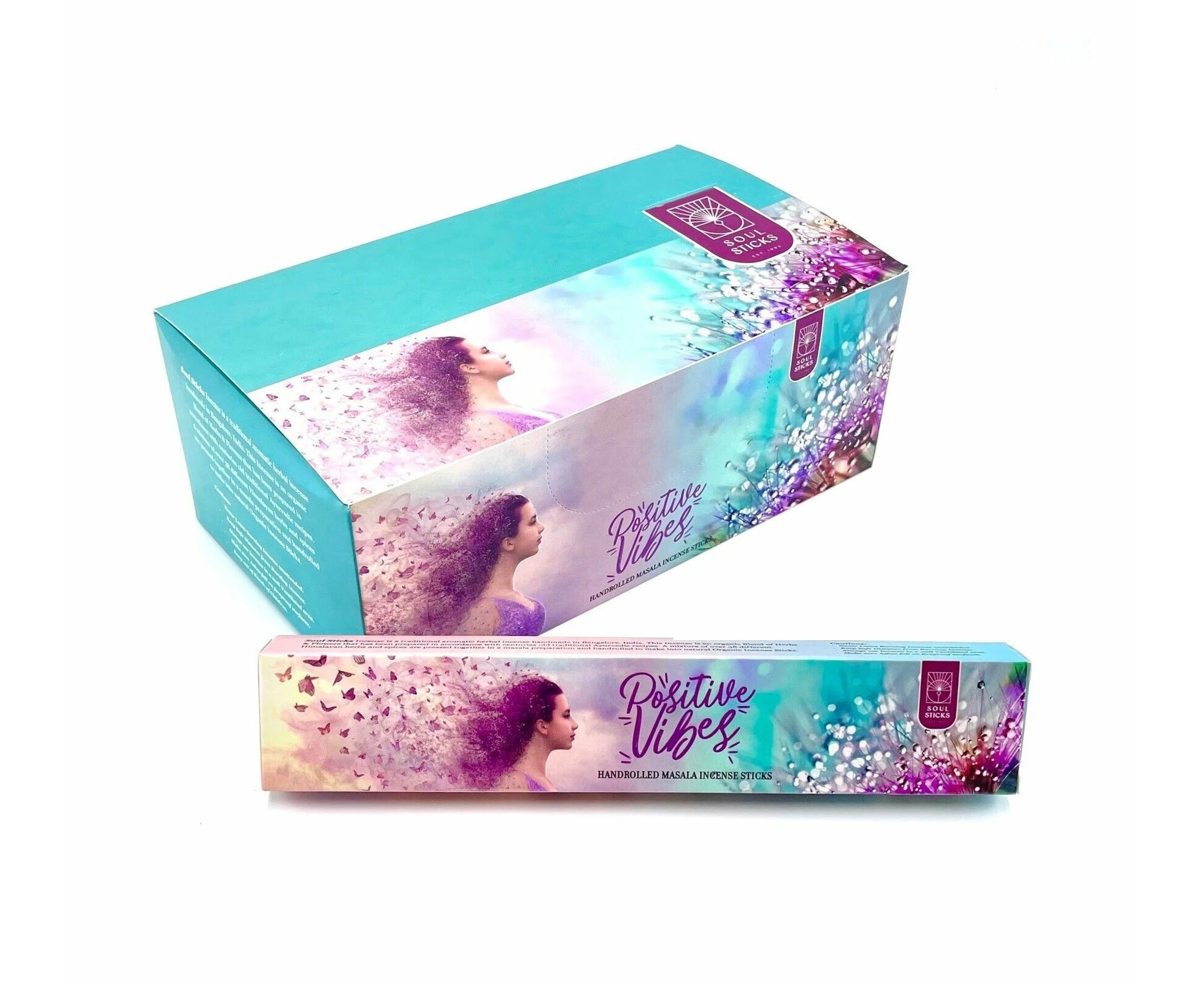 Crystal Wonderland Positive Vibes Incense Soul Stick Natural