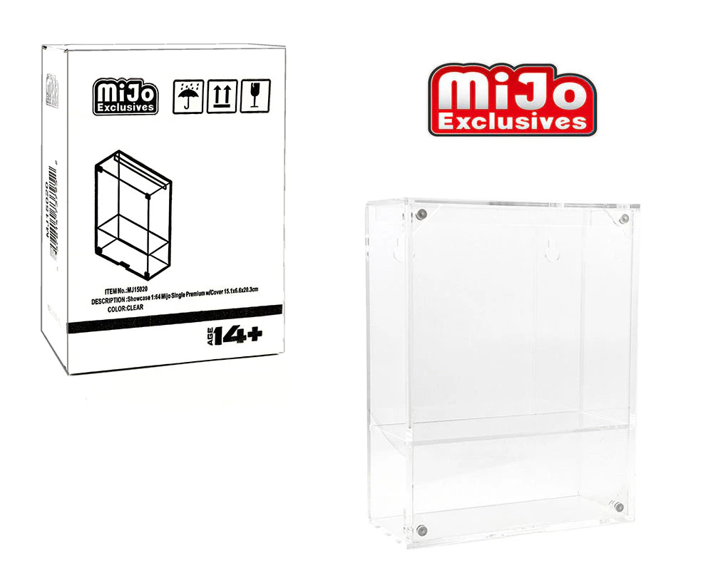 Showcase 1:64 Premium Collector Single Case with Shelve & Cover (6'x2.1/8'x8') - Mijo Exclusives