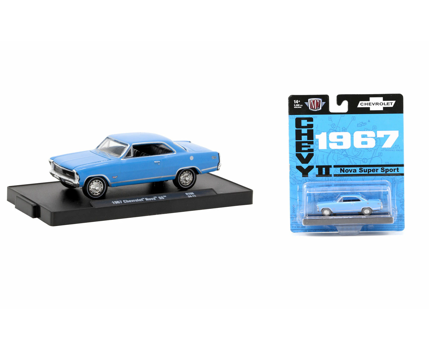 M2 Machines 1:64 Auto-Drivers Release 108 - 1967 Chevrolet Nova SS