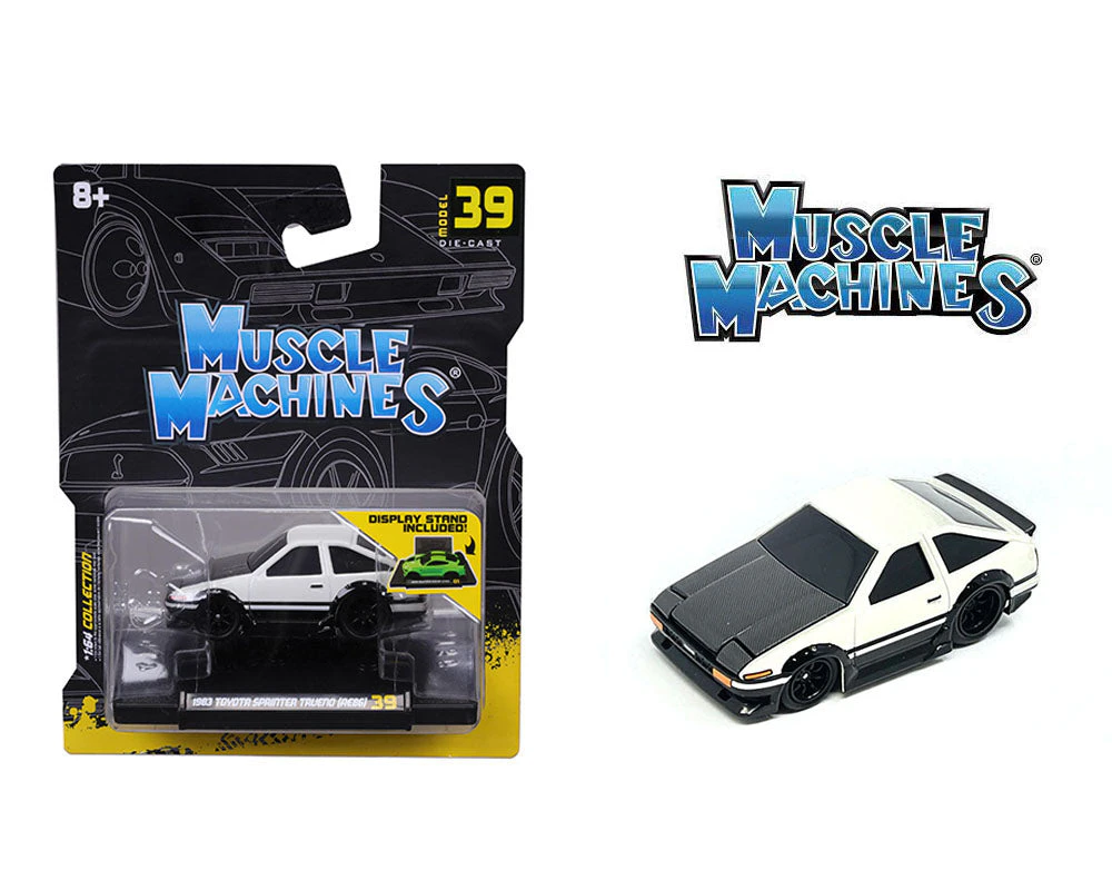 Muscle Machines 1:64 1983-85 Toyota Sprinter Trueno (AE86) Limited Edition - White