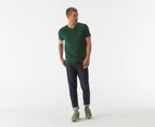 Lacoste Men's Core V-Neck Short Sleeve Tee / T-Shirt / Tshirt - Green