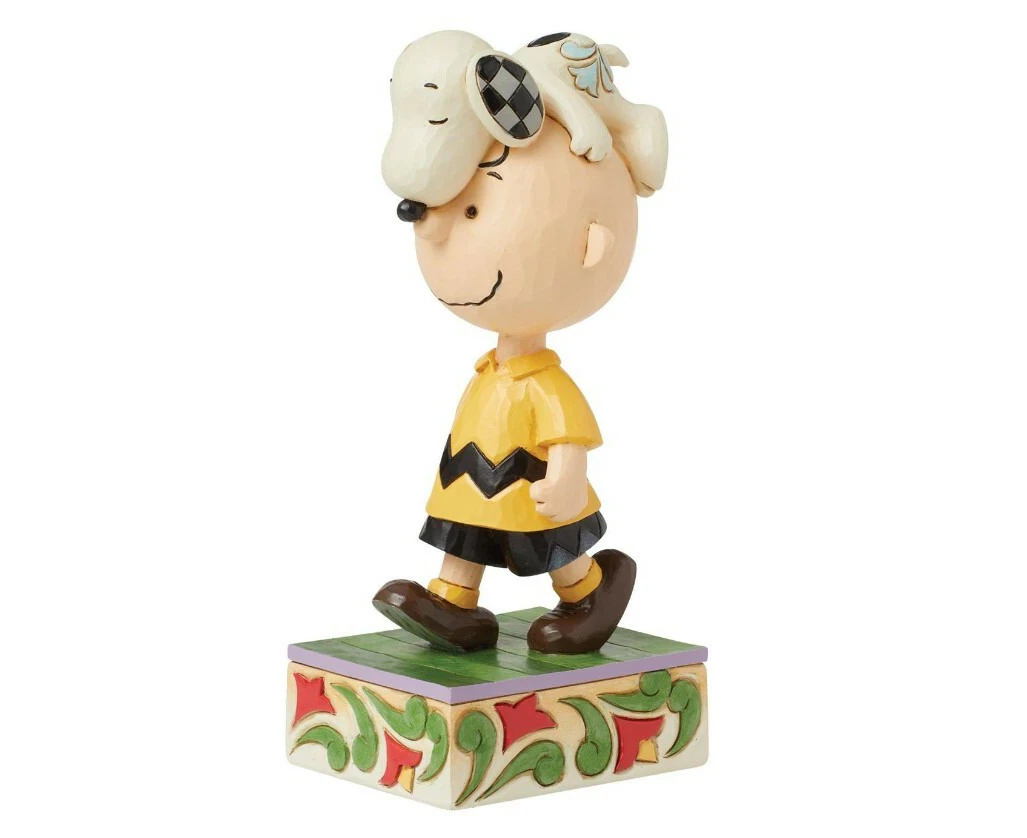 Peanuts by Jim Shore - Snoopy on Charlie Brown's Head