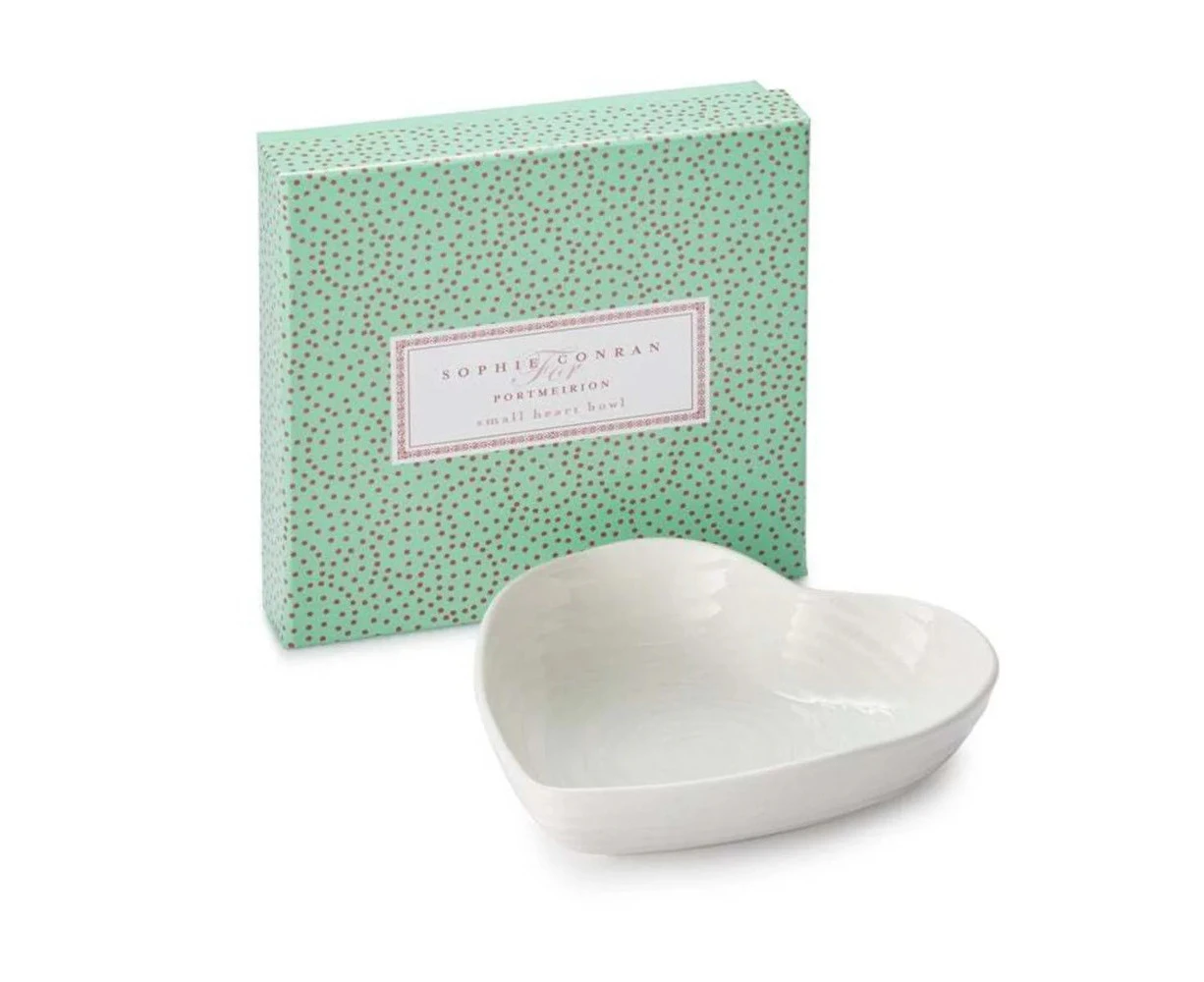 Sophie Conran for Portmeirion - White Small Heart Bowl 15cm