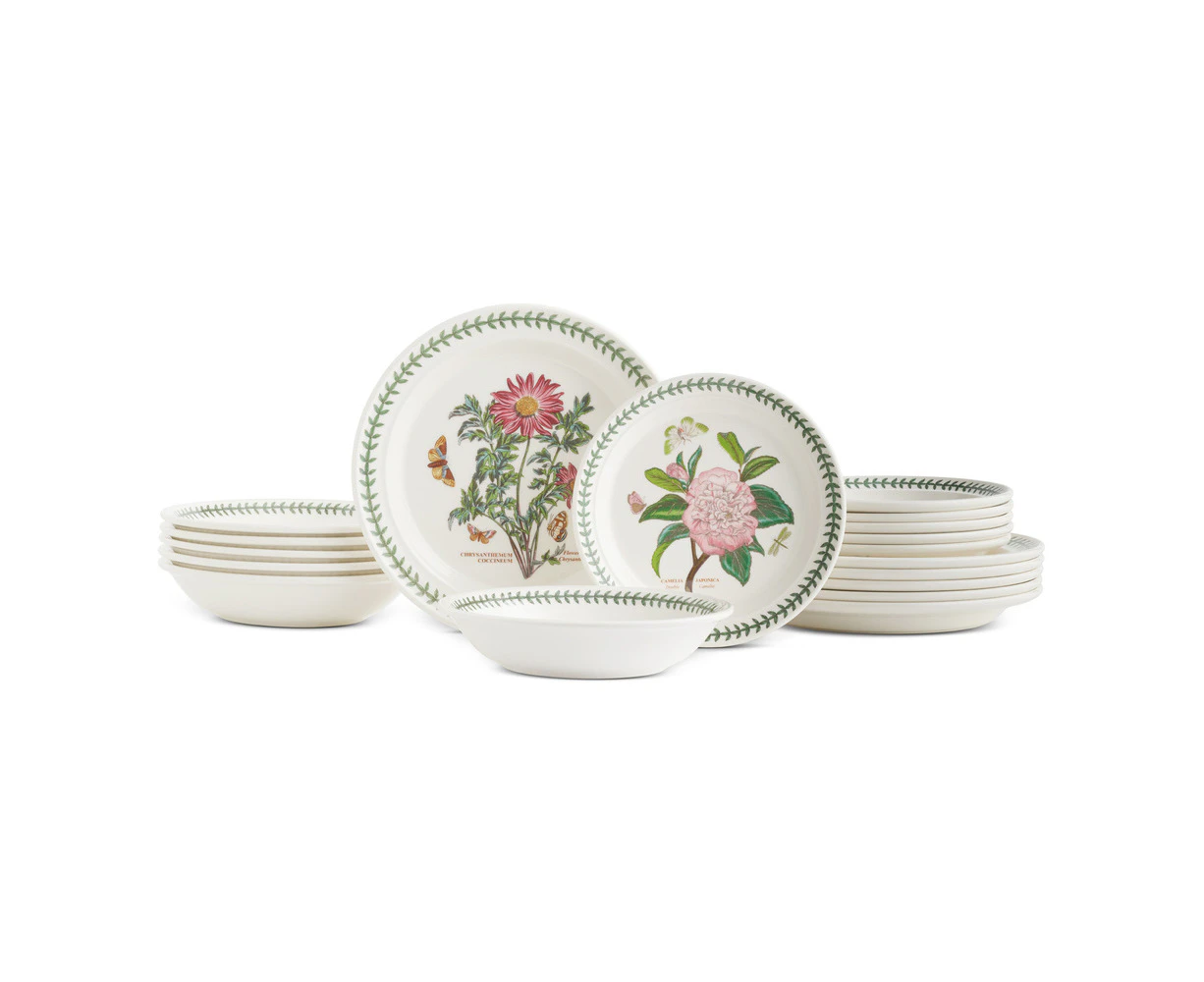 Portmeirion Botanic Garden - Dinner Set - (Set of 18)