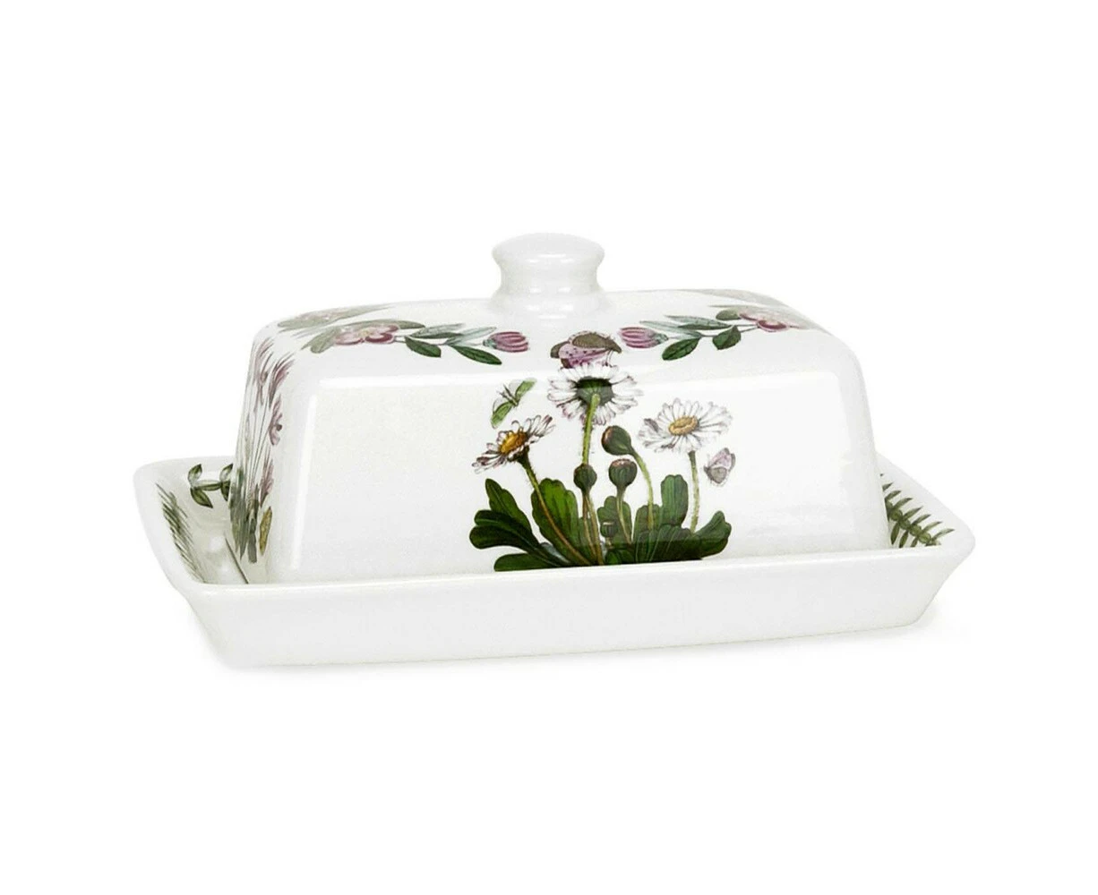 Portmeirion Botanic Garden - Butter Dish - Mixed Motifs