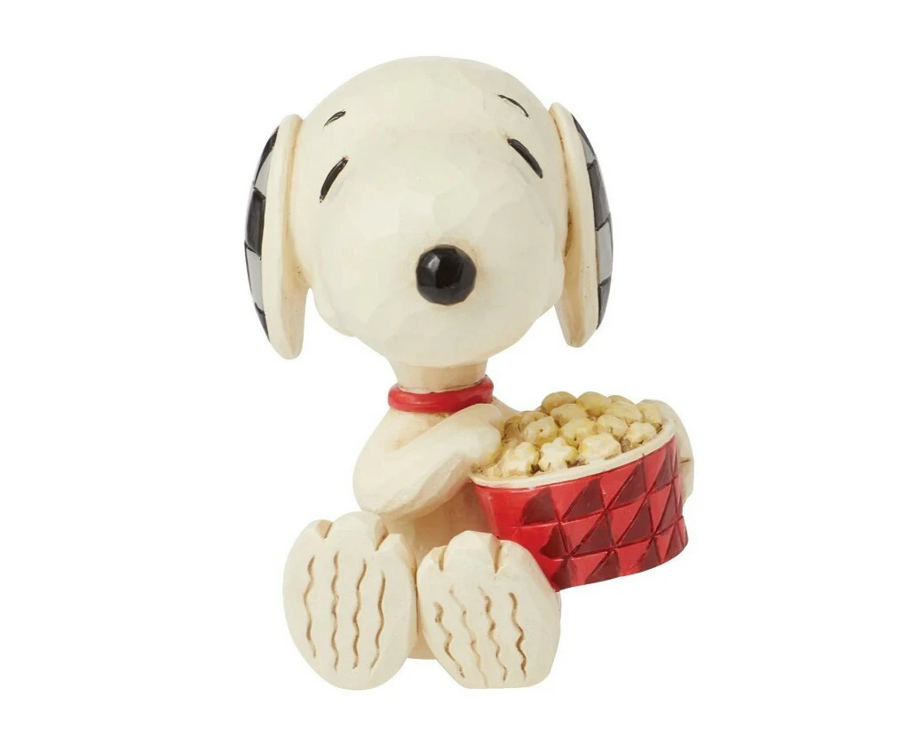 Peanuts by Jim Shore - Snoopy Popcorn Mini Figurine