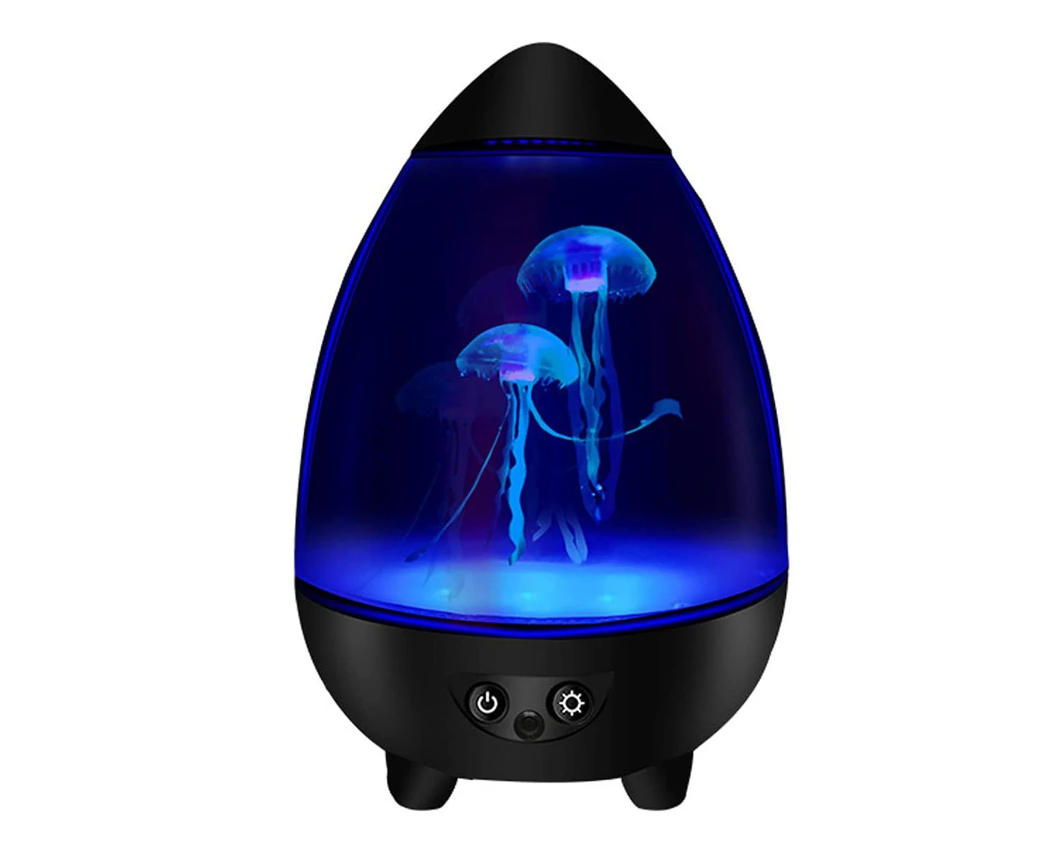 Jellyfish Lamp - LED Mood Light with Remote Control, Battery/USB Powered Aquarium Light