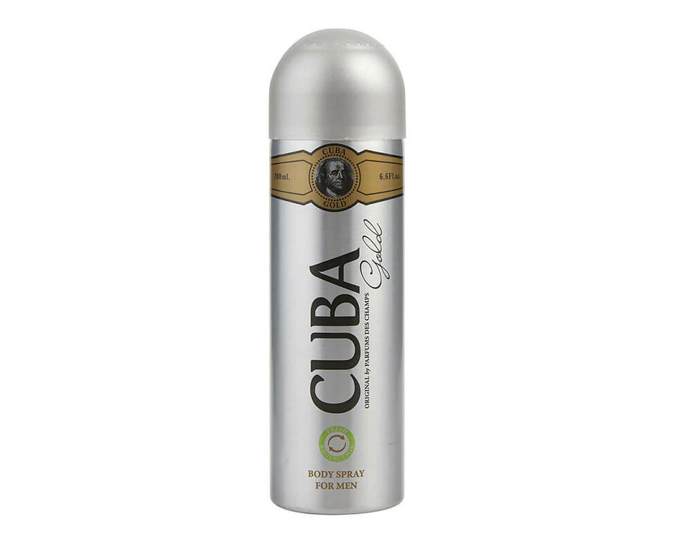 Cuba Gold Body Spray 200ml (M) SP