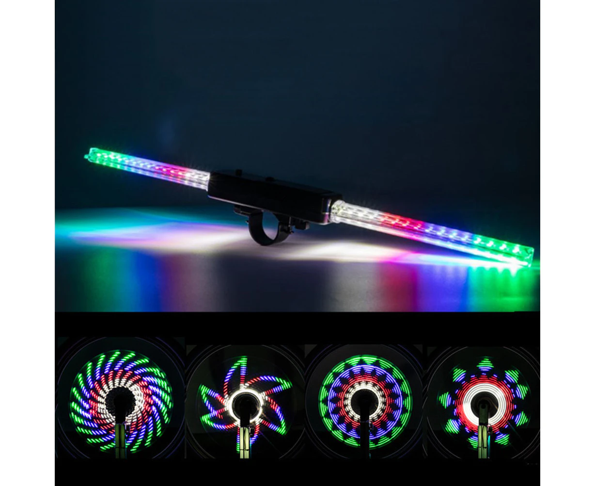 Wheels Spoke Light Waterproof  Wheel Rim Lights Spoke Lights with 64 LED and 30 Change Patterns for MTB Bike