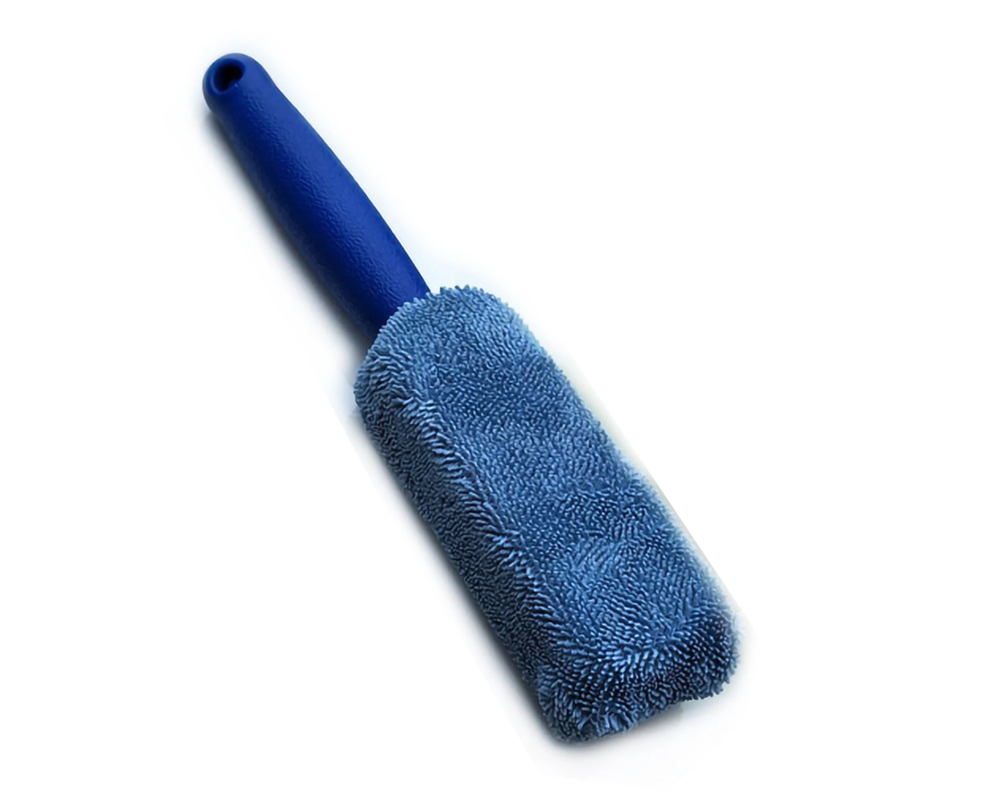 Car Wheel Cleaning Brush Microfiber Long Handle Soft Reusable Tire Rim Clean Tool for Cars Wash ShopBlue