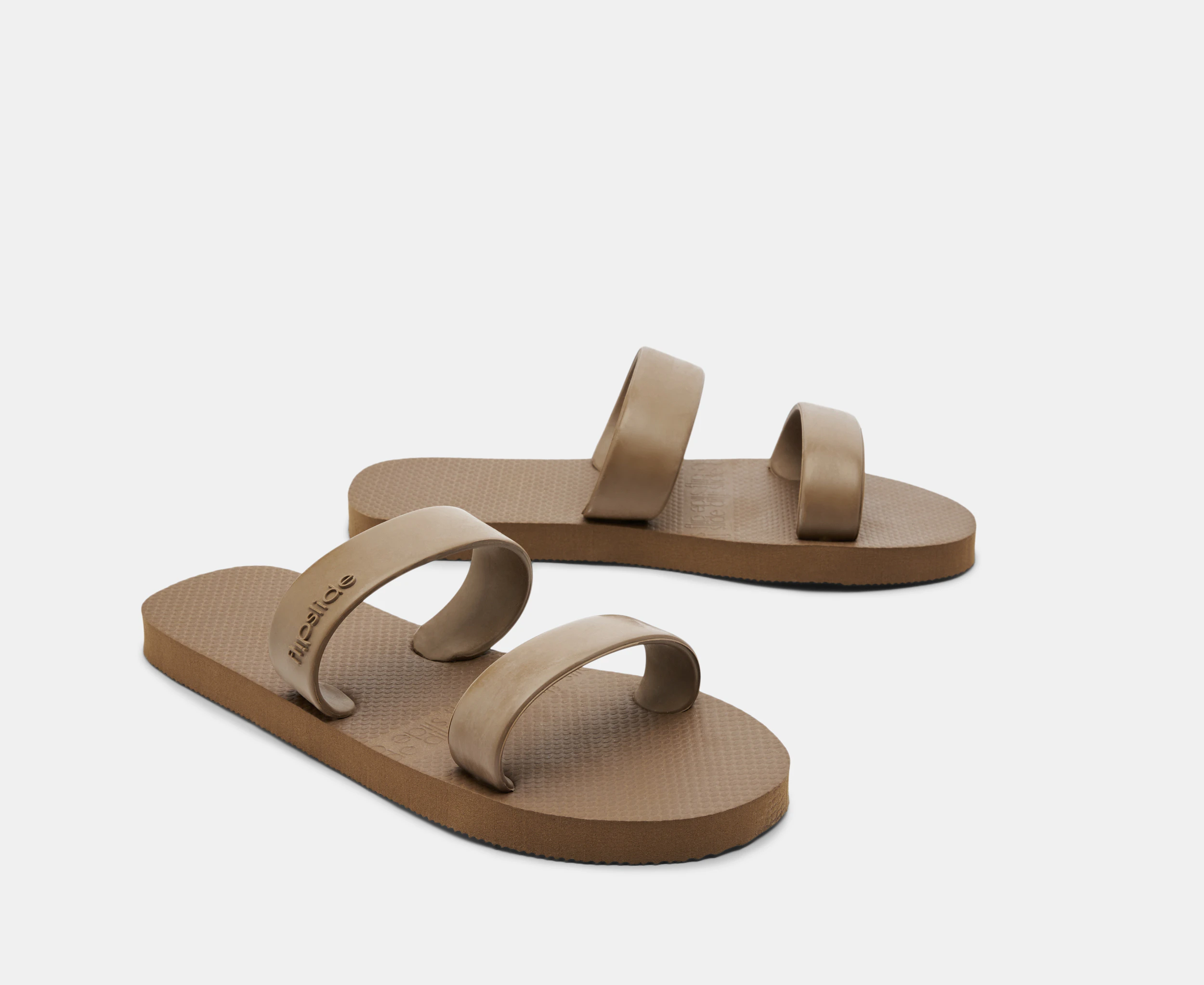 FlipSlide Women's Flip Flop Slides - River Sand