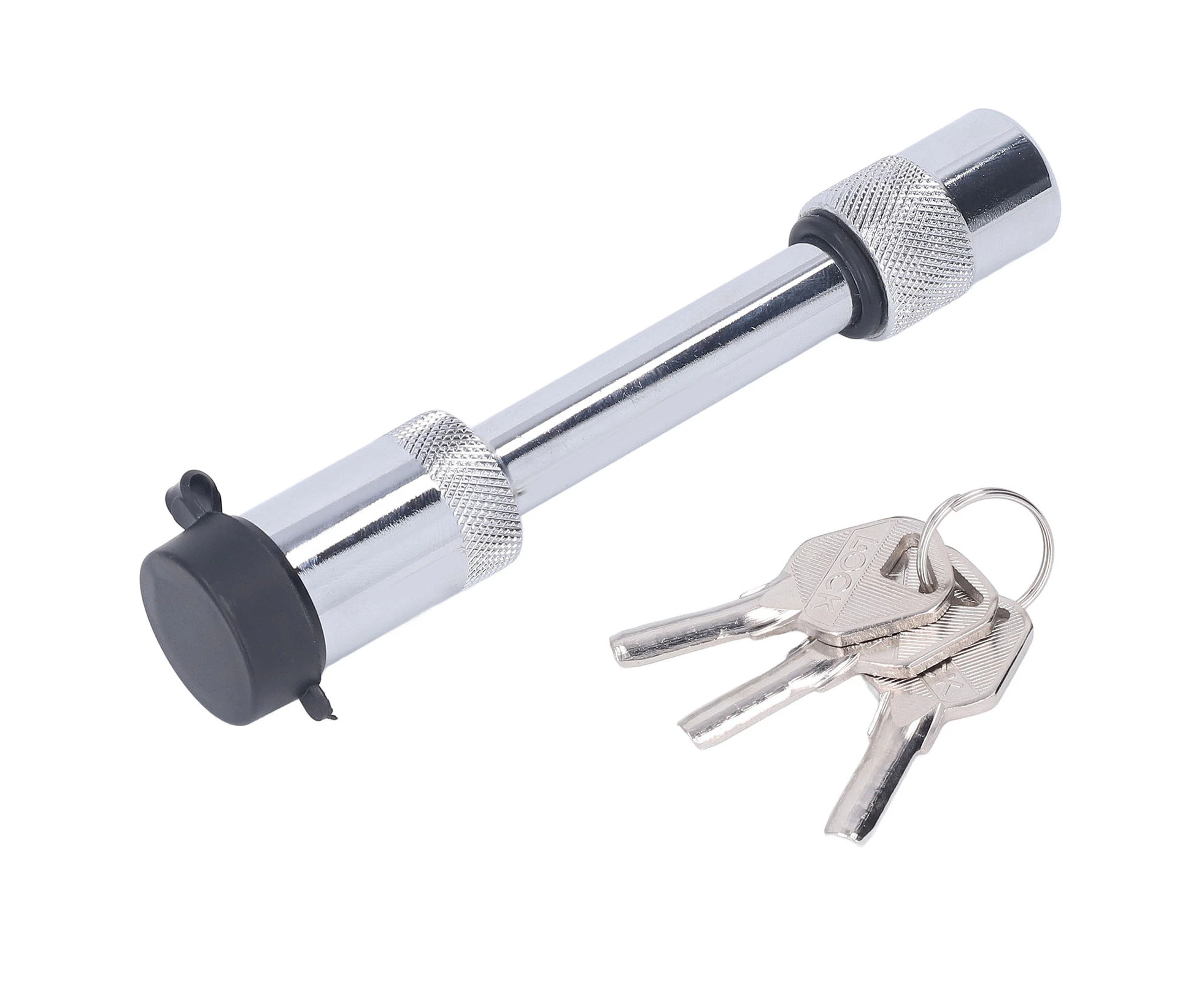 Trailer Hitch Lock 5/8 Inch Pin Tow Stainless Steel Barbell Style Locking Hitch Pin with 3 Keys