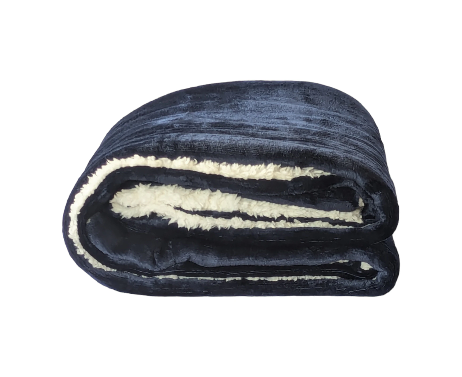 Kambala Sherpa Throw Blanket - Blue