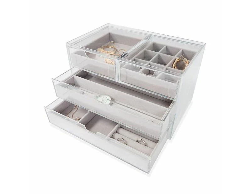 Modular Jewellery Box 4 Drawer - Anko