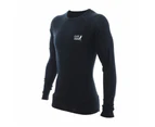 Black Shag Merino Mens Long Sleeve Thermal Top 2XL