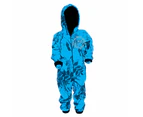 Ridgeline Hyper Camo Kids Onesie Blue 2