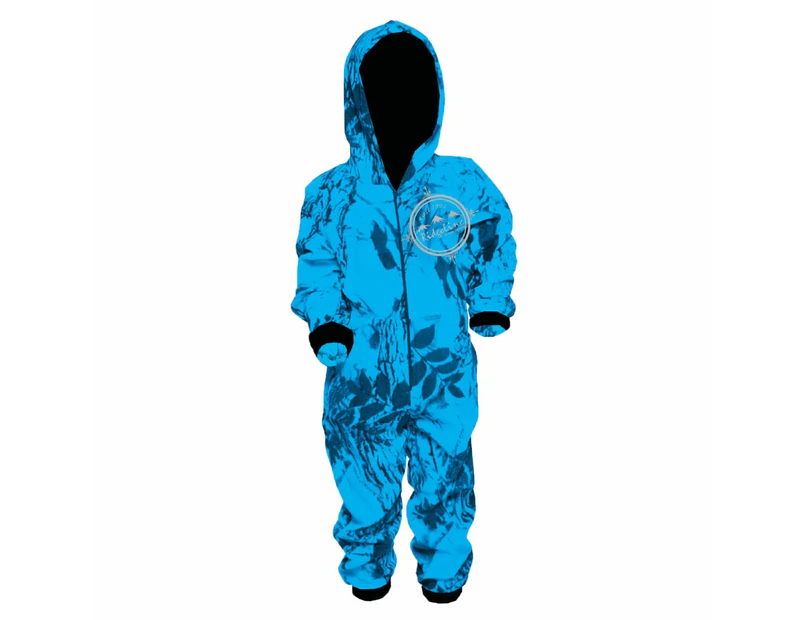 Ridgeline Hyper Camo Kids Onesie Blue 2