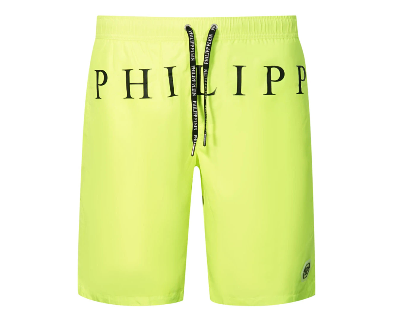 Philipp Plein Mens CUPP04L01 43 Swim Shorts Yellow