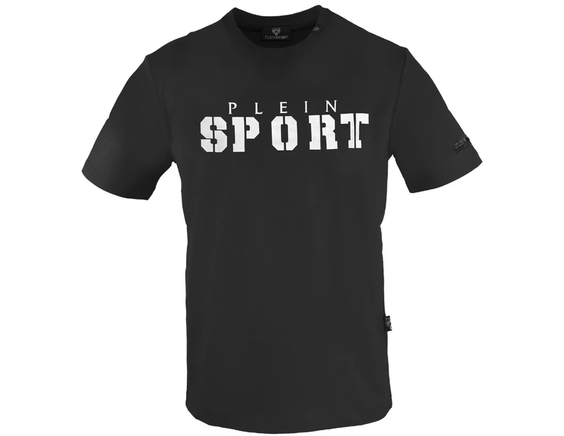 Plein Sport Mens TIPS400 99 T-Shirt Black